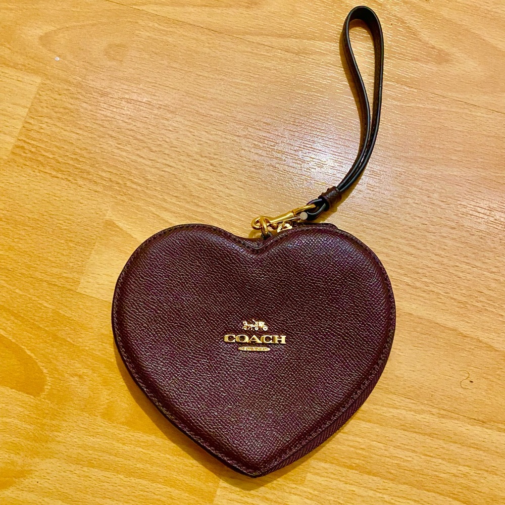 Coach Heart wristlet